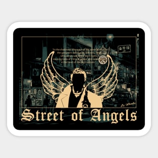 Street of angels Sticker